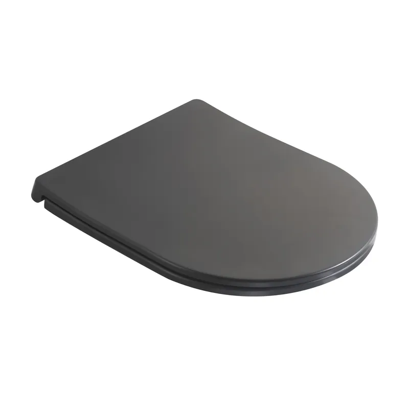 Сидіння-кришка для унітазу Mixxus Premium SEAT COVER ELLIPSE-2005 GRAY 445х360х37mm дюропласт (MP6685)