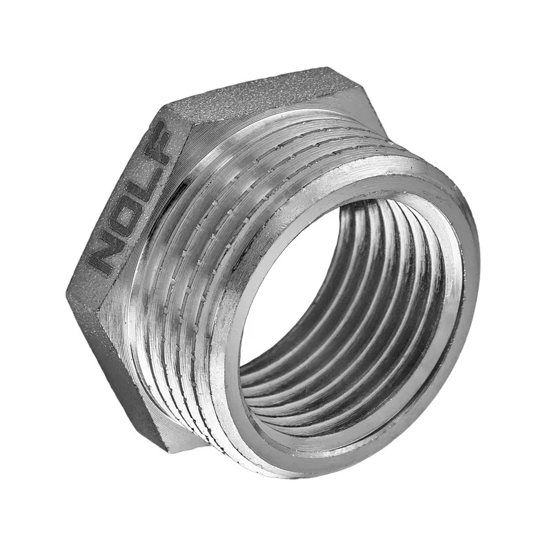 Футорка Nolf NFC.F0610-N-1"Mx1/2"F нікельована (NF3124)