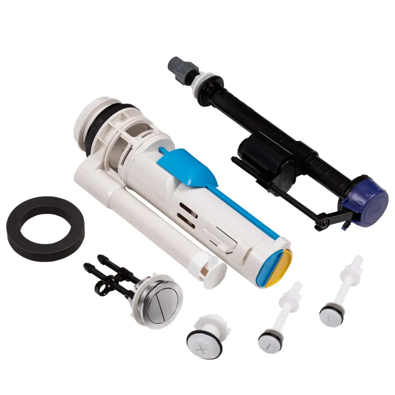 Комплект арматури: Mixxus Premium Button-1806-1/2" спускна 2-х кнопочна + наповнювальна з нижнім підведенням, пласт. різьблення 1/2" (MP6721)