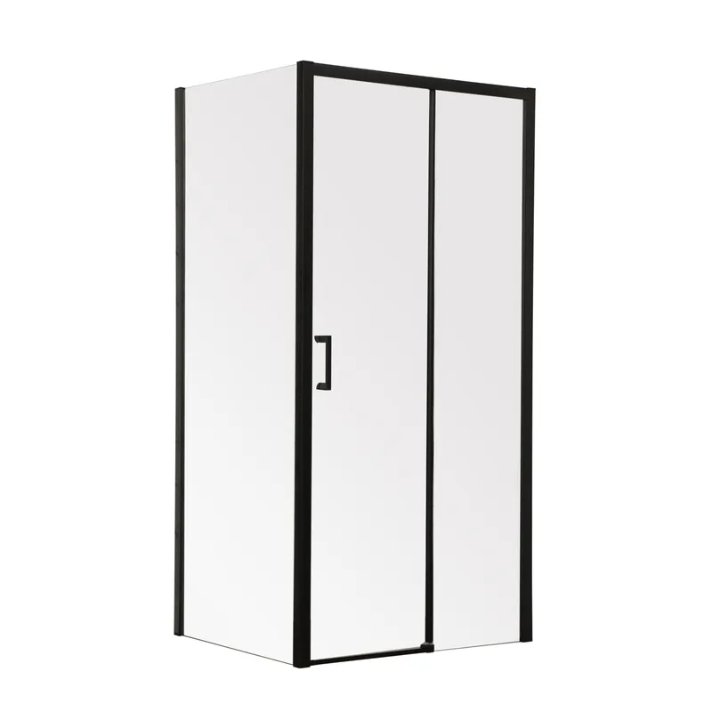 Душова кабіна без піддону Mixxus Premium DIVERSE SC03-100x80x195-TR Black прозоре скло 6мм (MI6866)