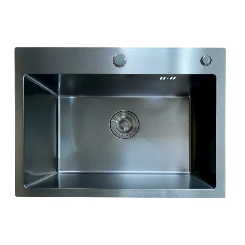 Мийка Mixxus MH5843 Micro Decor Black (3.0/0.8) з нерж. сталі (колір чорний) (MI8219)