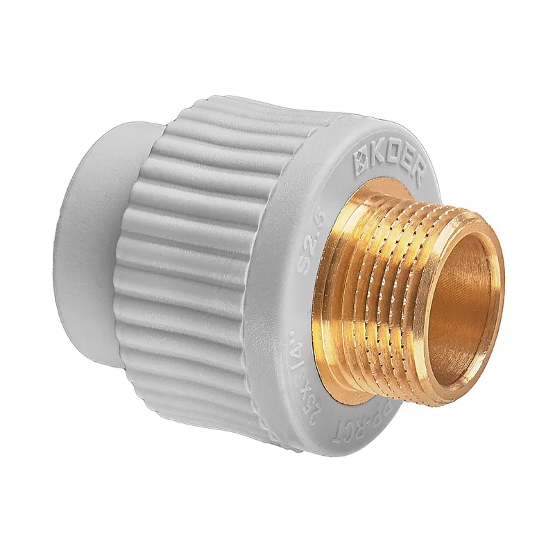 Муфта ЗР Koer K0097.PRO.WN - 25х3/4М PPR (KR6226)