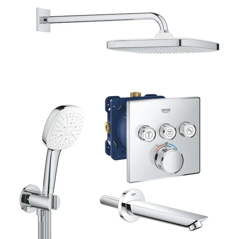 Набір для комплектації вани з Tempesta Cube 250 Grohe Eurocube (26415SC6)