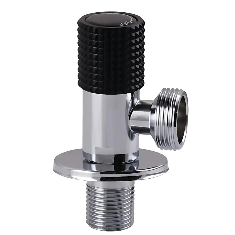 Кран для підключення сантехприладів Champion VAL-14-1/2x3/4 Chrome з нерж. сталі (кол. хром) (CH6570)
