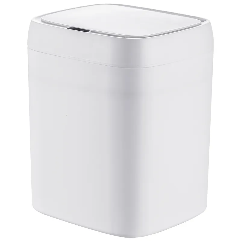 Відро для сміття сенсорне прямокутне Mixxus Wave-TC0212 White 12 л (колір білий) (MI8403)