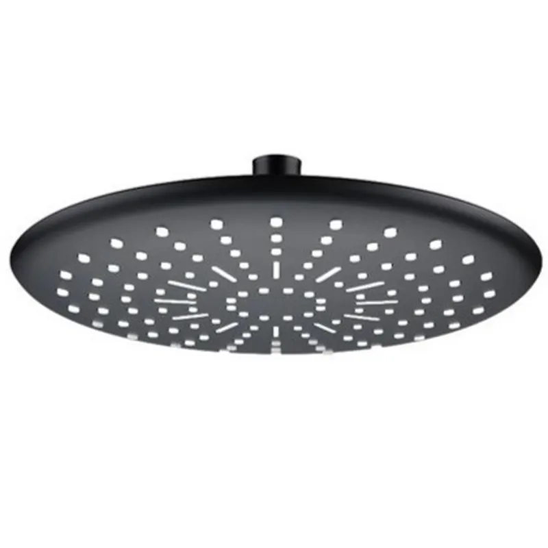 Лійка для душу стельова Mixxus SH-15-OH Black (230мм) (LE2783)