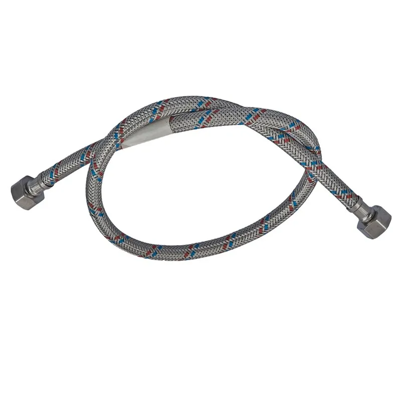 Гнучкий шланг для підключення води гайка 1/2'' - гайка 1/2'' (50 см) Zerix (ZX1551)