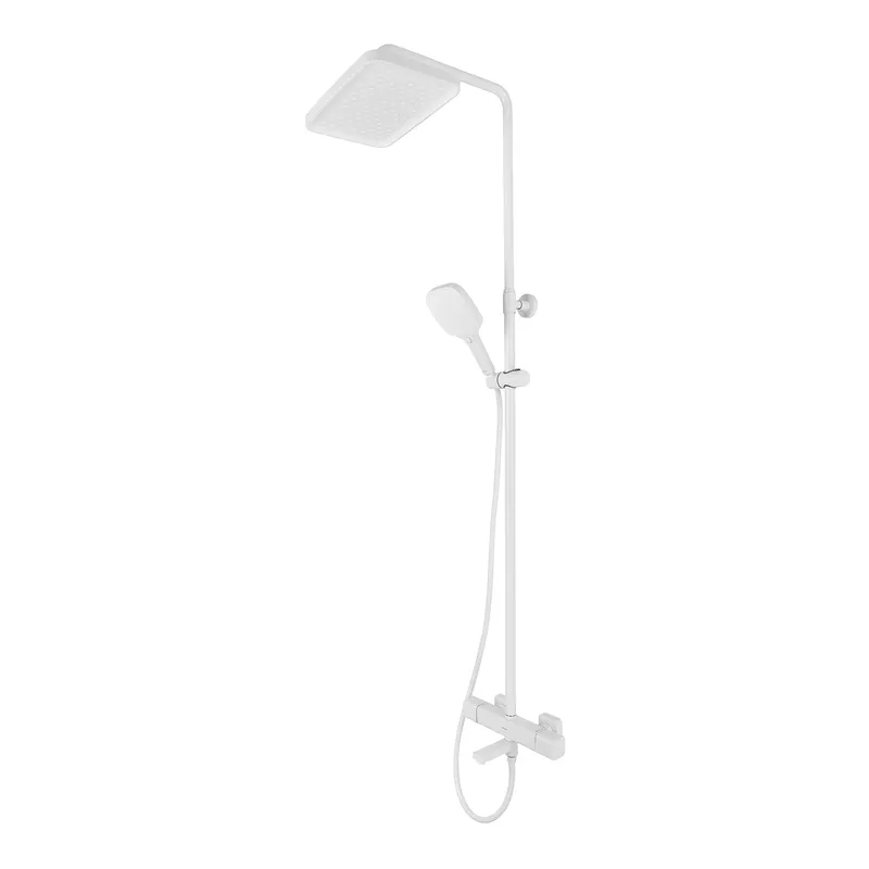 Душова колона Mixxus Premium VIRGO 009-J WHITE з термостичним змішувачем,3 функції (MI6648)