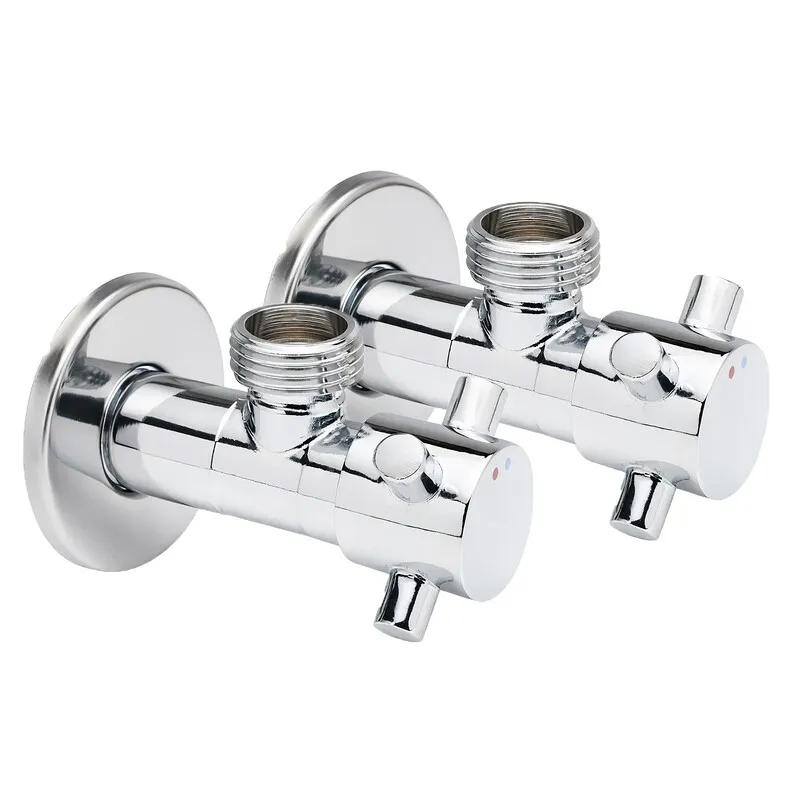 Кран кульовий для підключення сантехприладів Sanlux ST-301 - 1/2"x1/2" (SL2926)