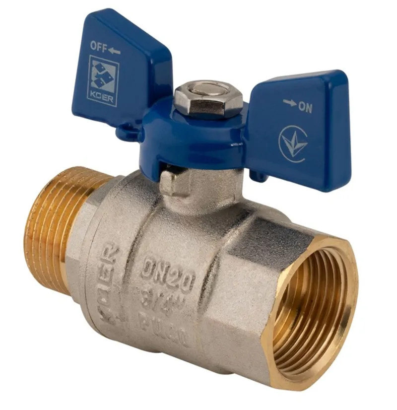 Кран кульовий Koer 3/4" ГШМ (KR.218.B) синій (KR2723)
