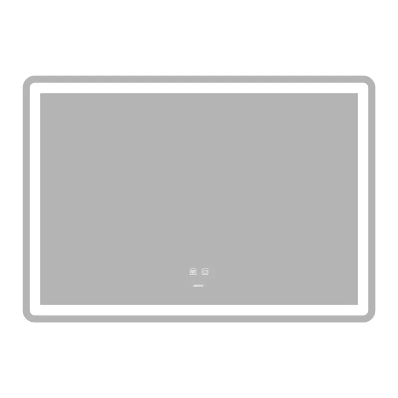 Дзеркало Zerix Mirra MR05-100x70 з LED Touch, Anti-fog, димером, регулятором яскравості (ZX6060)
