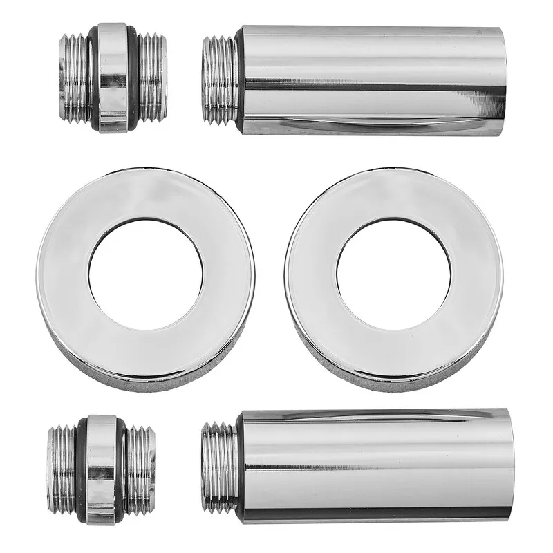Комплект подовжувачів Koer KF.SET.06MF 1/2Fx1/2M хромований (KR5849)