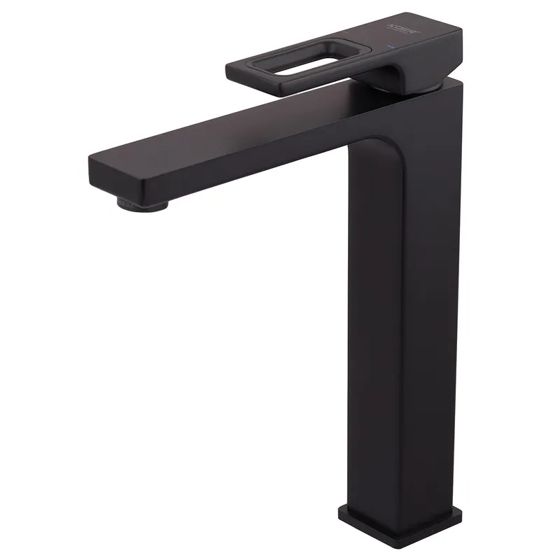 Змішувач для умивальника Koer KB-11009-05 високий (Колір чорний) (KR3501)