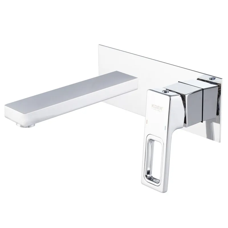Змішувач для умивальника вбудований Koer KB-16009-01 (Колір хром) (KR5979)
