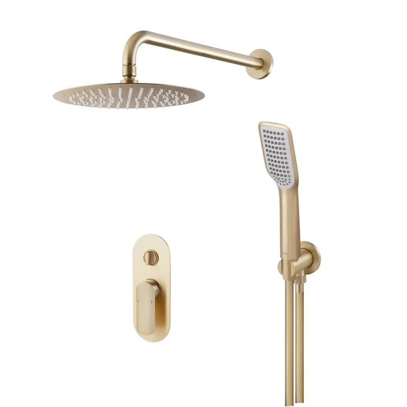 Вбудована душова система Koer KB-62028-12 2 функції (Колір матове золото) (KR6010)