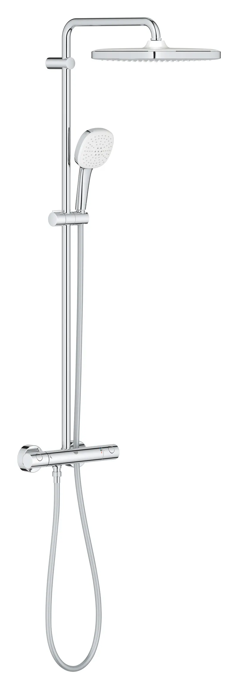 Душова система з термостатом для настінного монтажу Grohe Tempesta System 250 Cube (26689001)