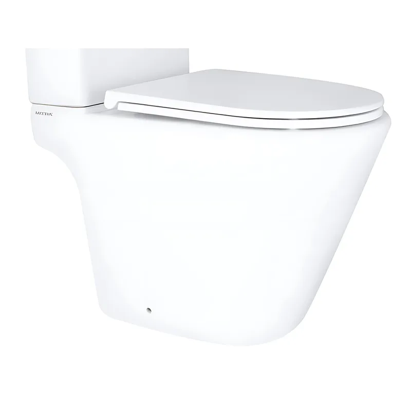 Чаша унітазу-компакту Mixxus Bevel-0405-R Bowl 605х370х800 Rimless без сидіння (MI8352)