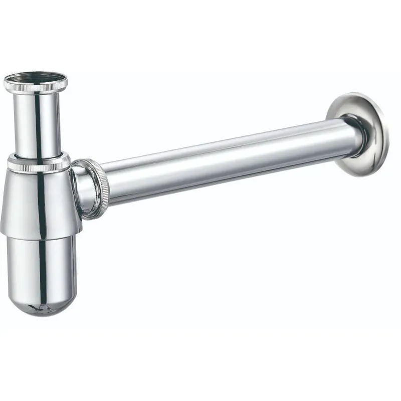 Сифон для раковини Champion SIPHON-01 без випуску (під донний клапан) без ревізії (Колір хром) 1 1/4'' (AC3572)