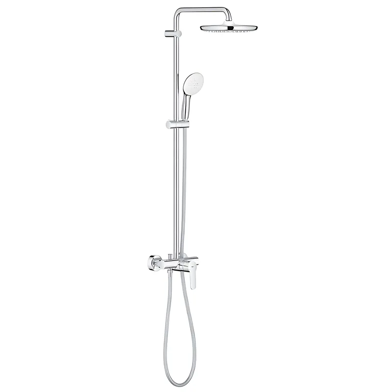 Душова система із одноважільним змішувачем настінного монтажу Grohe Tempesta System 250 (26673001)