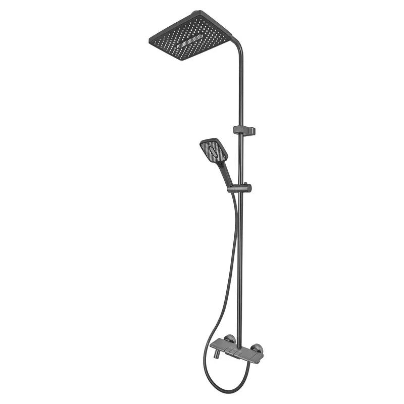 Душова колона зі змішувачем Mixxus Premium Ronda 009-J Graphite (колір графіт) (MI8387)