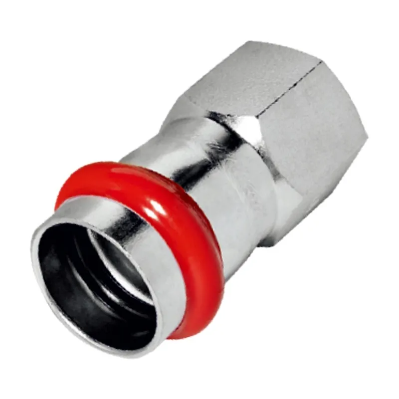 Перехідник із внутрішньою різьбою Koer KQ.A3512F Press-Inox AISI 304 35x1 1/4" (KR6297)