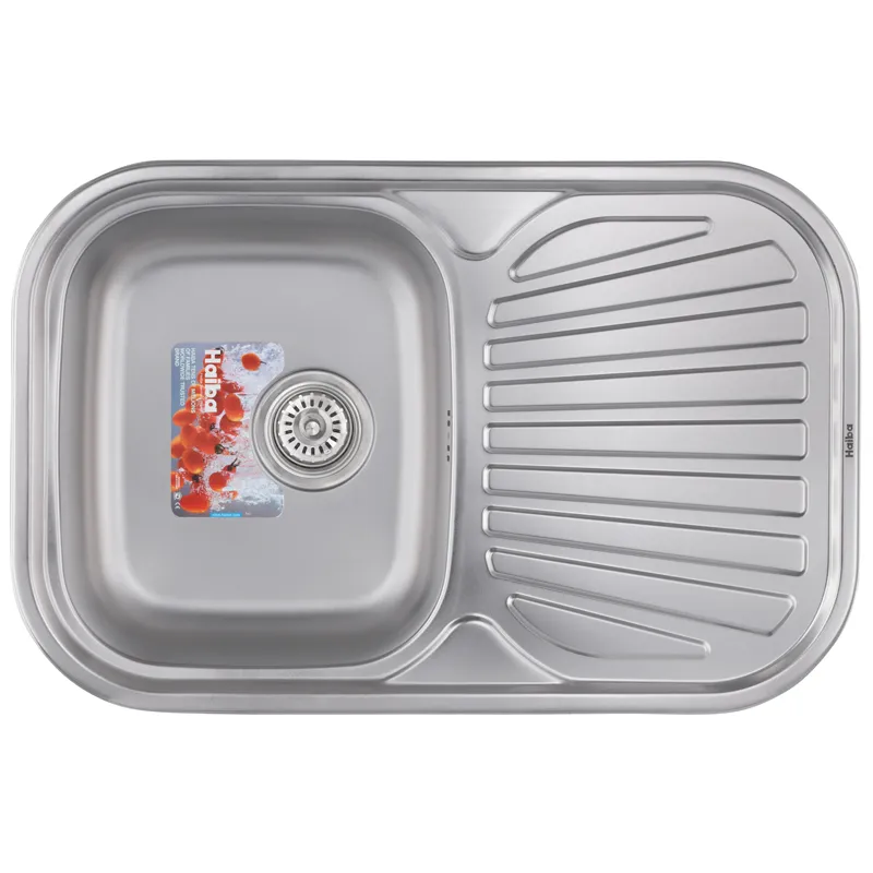 Мийка кухонна HAIBA 74x48 (satin) (HB0561)