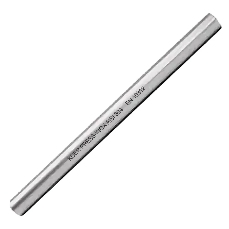 Труба Koer KQ.1222 L=2м Press-Inox AISI 304 22x1,2 (KR6274)