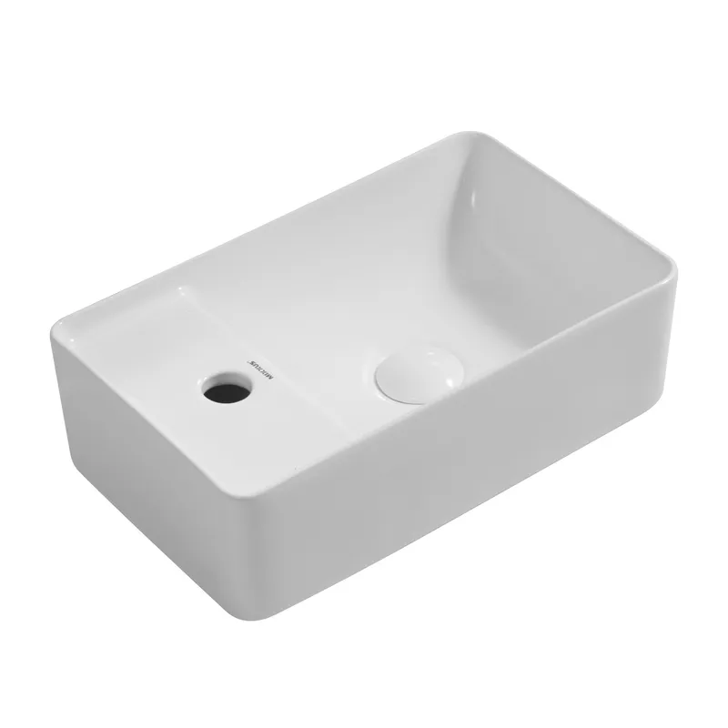 Раковина підвісна Mixxus Premium QUADRO-1201-R 430х265х135mm з отвором під змішувач (MP6504)