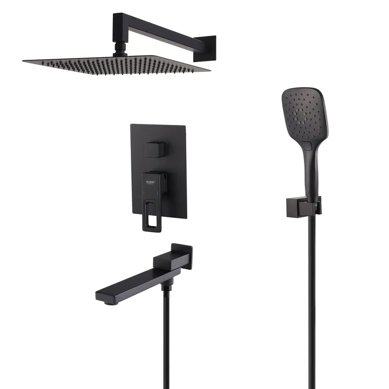 Душова система вбудована Koer KB-66009-05 3 функції (Колір чорний) (KR6020)