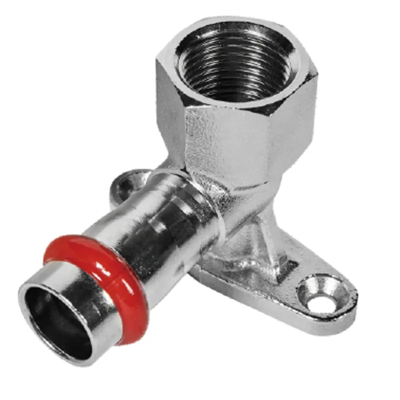Коліно настінне 90° ВР Koer KQ.V2206F Press-Inox AISI 304 22x1/2" (KR6423)