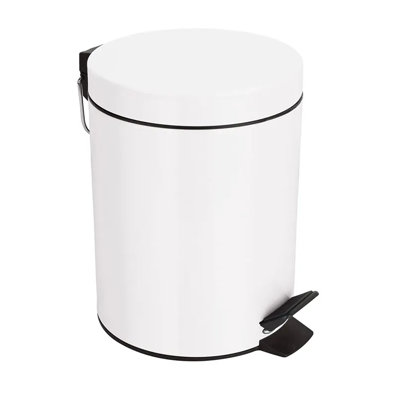 Відро для сміття 5 л Zerix Strong MB0105 White (ZX4624)