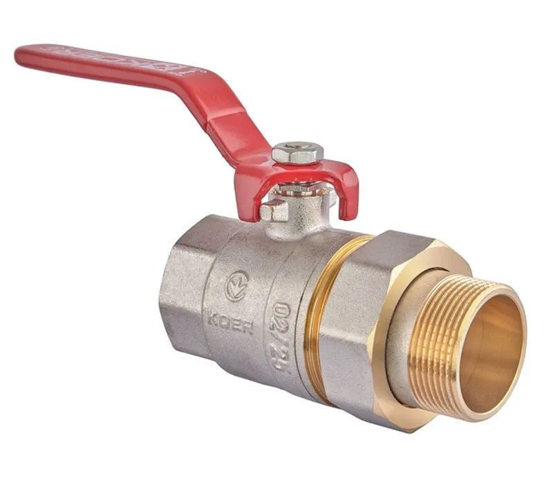 Кран з американкою 1-1/4" ручка ВАЖІЛЬ (Koer KR.229) (KR0150)