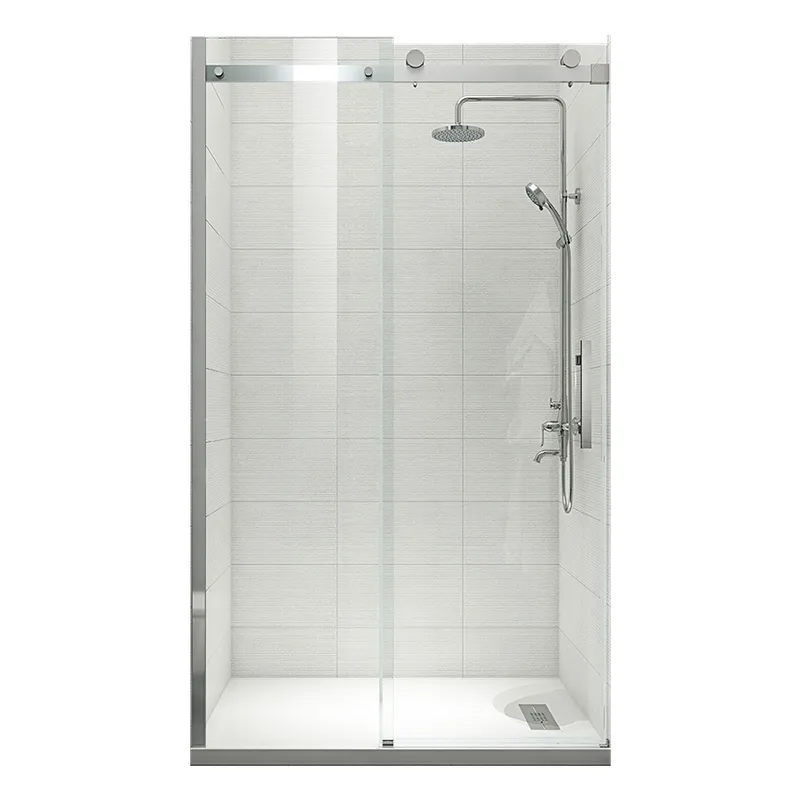 Двері в нішу Koer SR SD01-120x200-TR-01 прозоре скло Easy Clean 8мм, хром (KR5376)