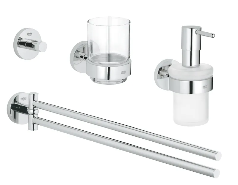 Набір аксесуарів 4 в 1 Grohe Essentials New (40846001)