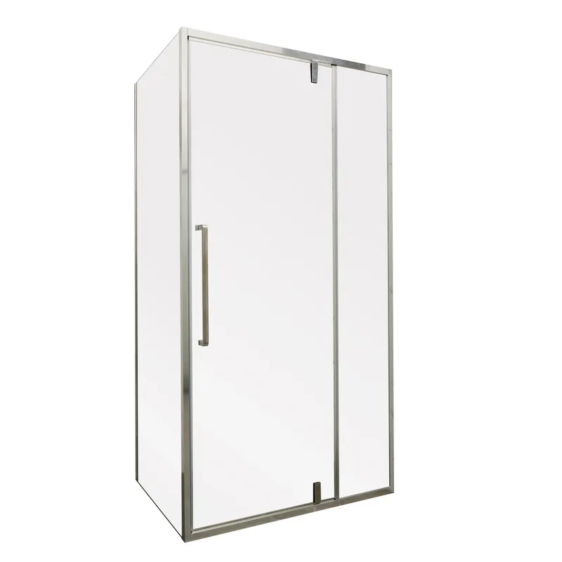 Душова кабіна без піддону Mixxus Premium BEVEL SC01-100x80x195-TR Chrome прозоре скло 6мм (MI6869)
