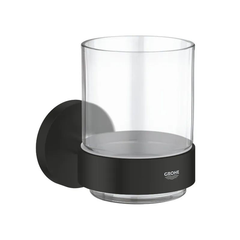 Стакан скляний з тримачем Grohe Essentials (1022562430)