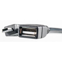 Перехідник OTG USB 2.0 AF to Mini 5P 0.1m PowerPlant (KD00AS1234)