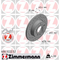 Гальмівний диск ZIMMERMANN 600.3222.52
