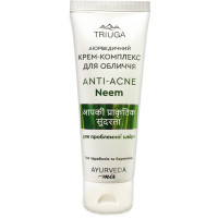 Крем для обличчя Triuga Ayurveda Mix Anti-Acne Neem Аюрведичний для проблемної шкіри 75 мл (4820164641590)
