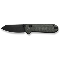 Ніж Civivi Yonder, Black Micarta, Darkwash (C23073B-1)