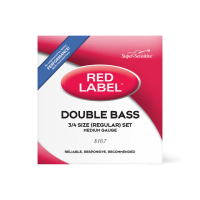 Струни для контрабаса D'Addario Super Sensitive 8107 Red Label Double Bass String Set - 3/4 Size (8107 3/4)