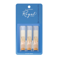 Тростина для кларнета D'Addario Royal - Bb Clarinet #2.5 - 3-Pack (RCB0325)