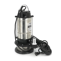 Заглибний насос Voltronic 750W, 220V, до 3 м³/год, підйом до 20 м, 25мм, INOX, 400х230х230 мм, 6,8 кг. + перехідник (YT-P-750-20)
