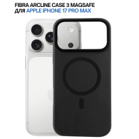 Чохол до мобільного телефона BeCover FIBRA ArcLine MagSafe Apple iPhone 17 Pro Max Black (715386)