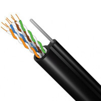 Кабель мережевий FinMark UTP CAT5e 4P 24AWG PE-M B 305m Drum, зовнішній, дріт 1,2мм (049317)