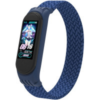 Ремінець до фітнес браслета Armorstandart Braided Solo Loop для Xiaomi Mi Band 4/5/6 Blue size L (ARM58758)