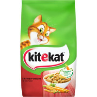 Сухий корм для кішок Kitekat Яловичина з овочами 1.8 кг (5900951137877)