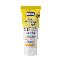 Дитячий крем Chicco 50 SPF сонцезахисний мінеральний , 75 мл (11259.00)