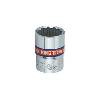 Торцева головка KING TONY 1/4" 5/16" 12 гранна дюймова (233010S)
