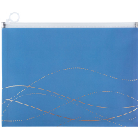 Папка на блискавці Axent zip-lock А4 Waves-2 (1497-41-A)